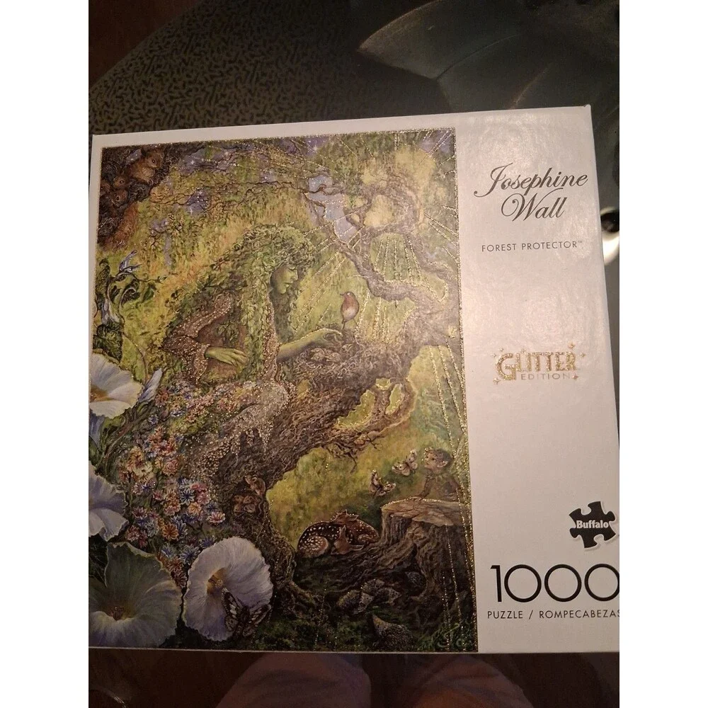 Buffalo Glitter Puzzle -Josephine Wall FOREST PROTECTOR Brand New, Never Opened